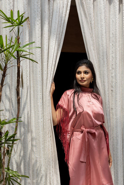 Rose Fringe Kaftan