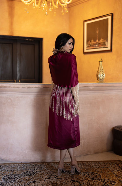 Scarlet Fringe Dress